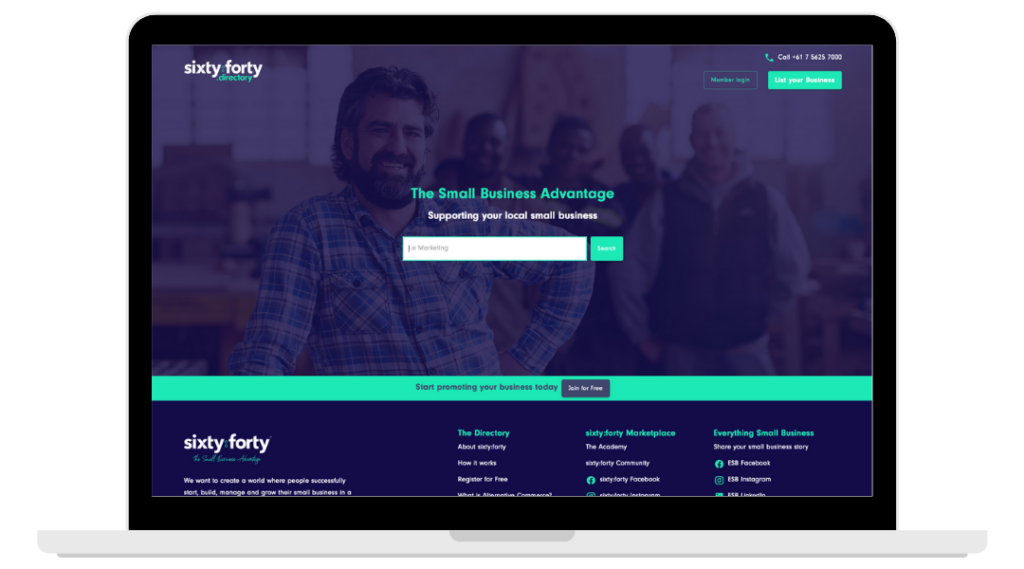 sixtyforty business directory